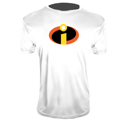 Youth Kids The Incredibles Cartoon Polyester T-Shirt