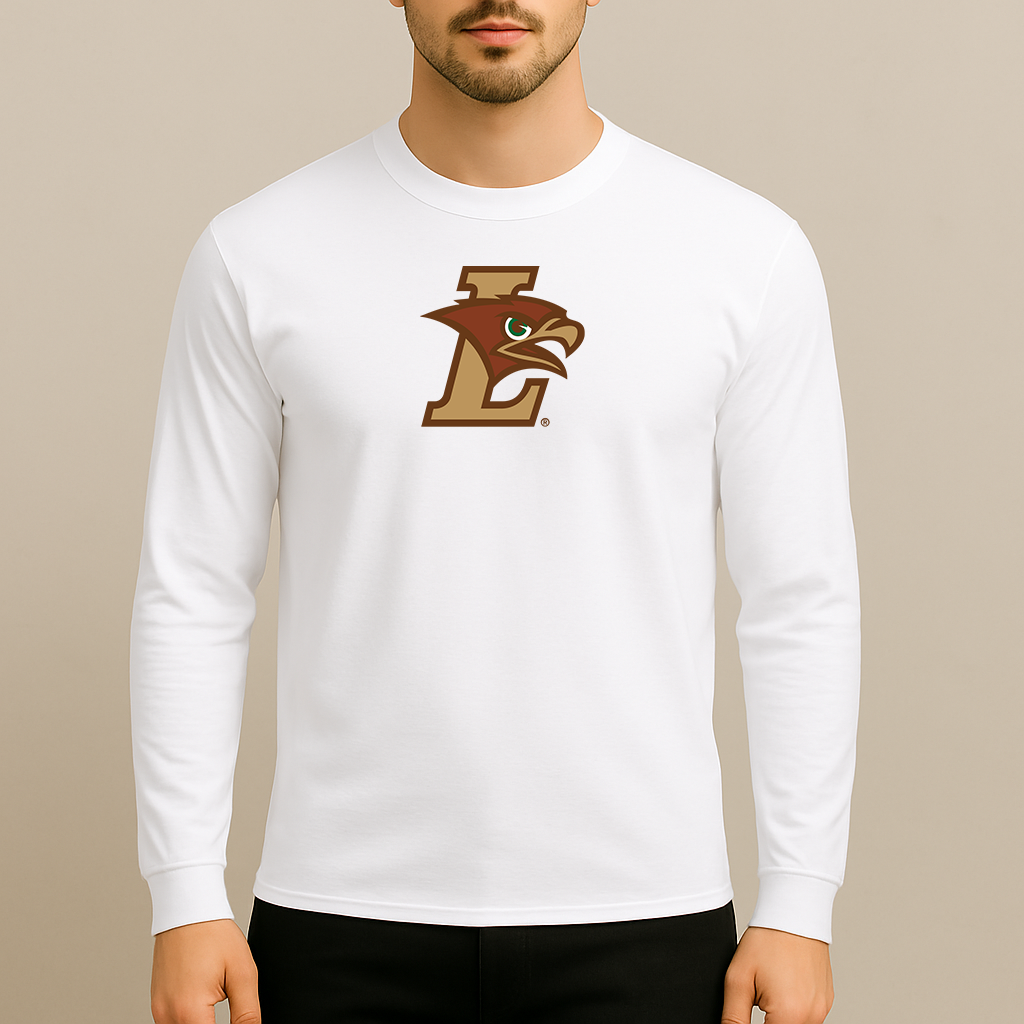 Men's Lehigh Mountain Hawks Logo Long Sleeve T-Shirt