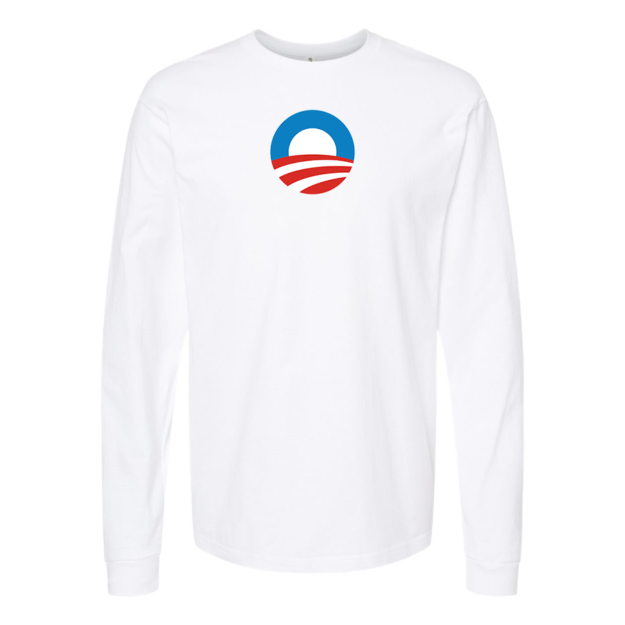Men's Obama Logo Long Sleeve T-Shirt