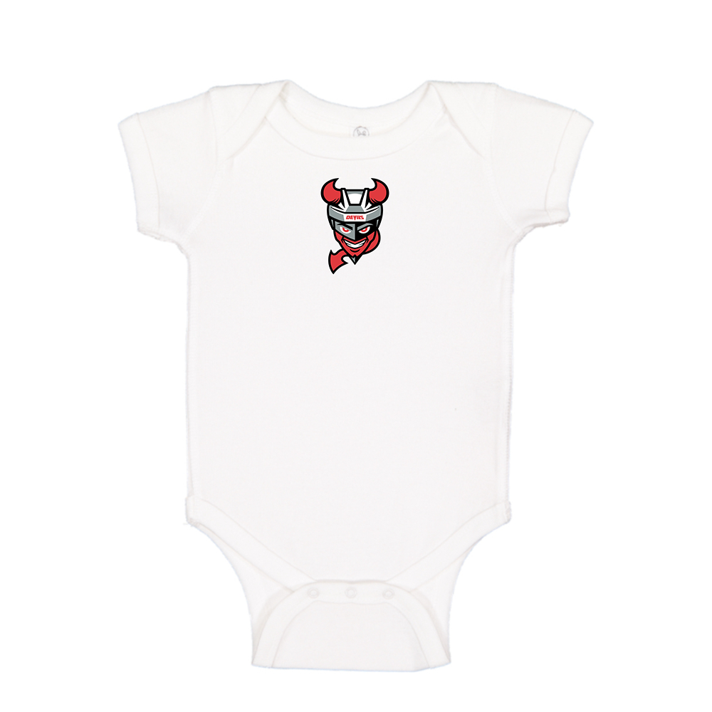 Binghamton Devils Logo Baby Romper Onesie