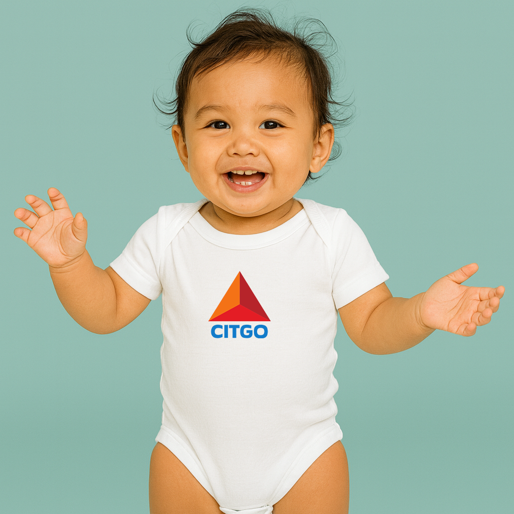 Citgo Gas Station Baby Romper Onesie