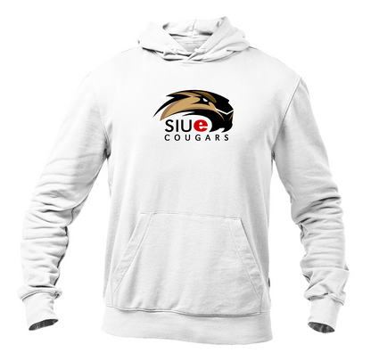 Men's SIU Edwardsville Cougars Logo Gildan  Heavy Blend Hooded Sweatshirt