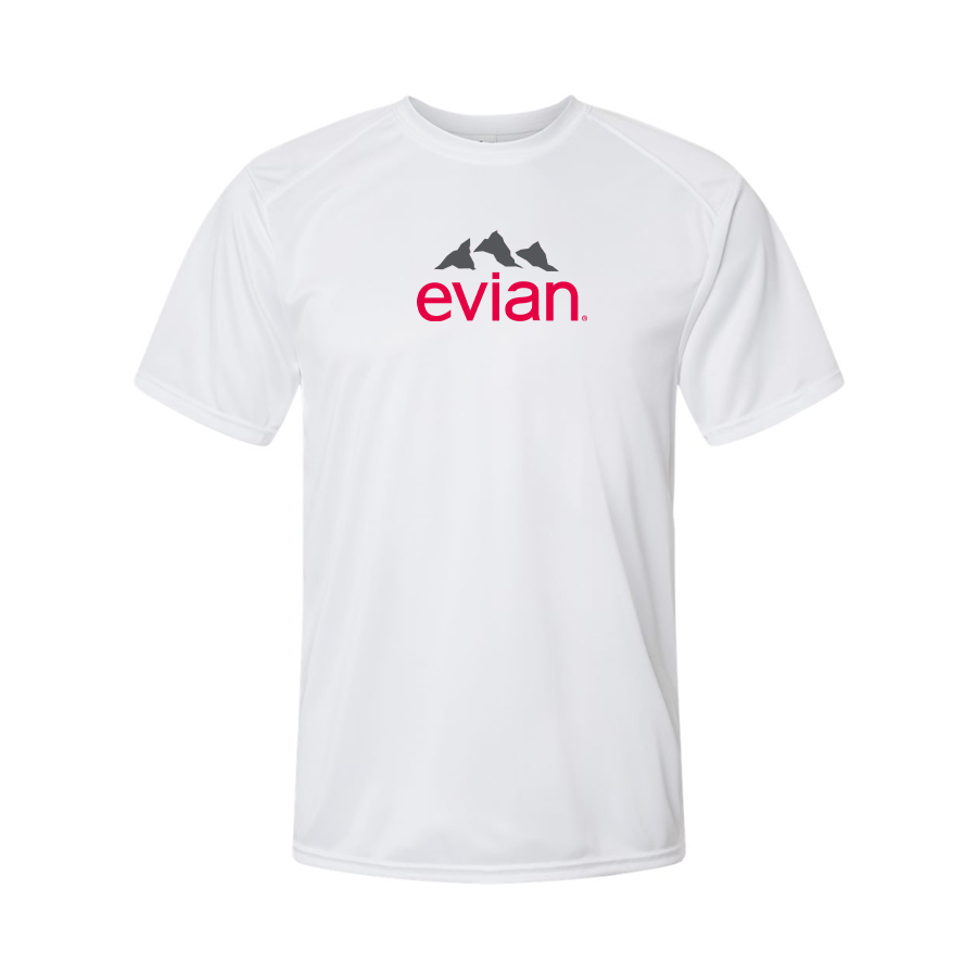 Men's Evian Logo Polyester T-Shirt