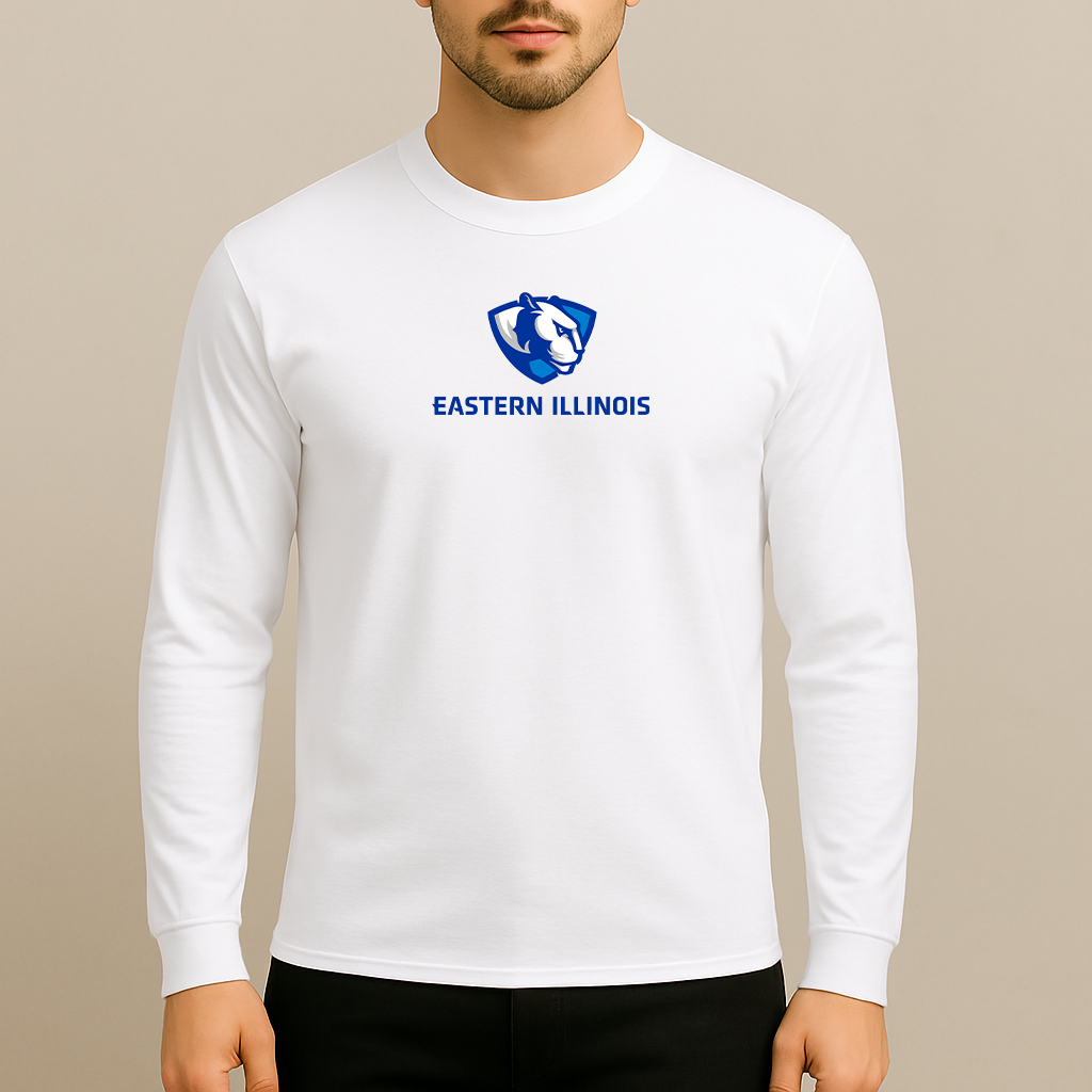 Men's Eastern Illinois Panthers Logo Long Sleeve T-Shirt