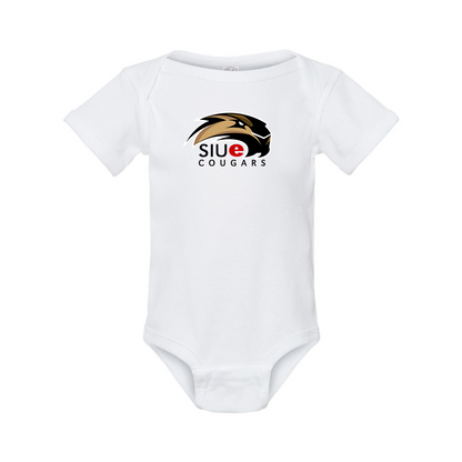 SIU Edwardsville Cougars Logo  Rabbit Skins Infant Baby Rib Bodysuit