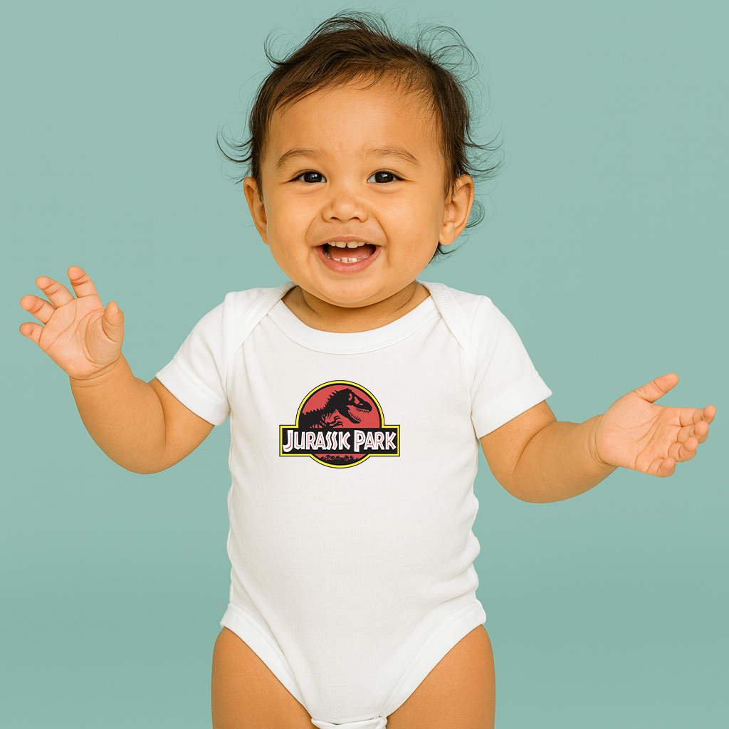 Jurassic Park Movie Baby Romper Onesie