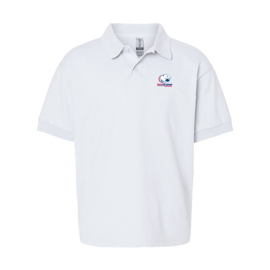 Youth South Alabama Jaguars Logo Gildan Dry Blend Jersey Polo