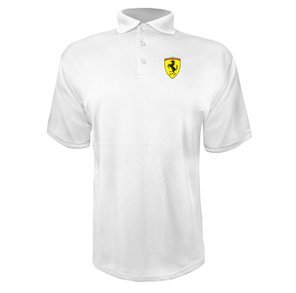 Men’s Ferrari Motorsport Car Polyester Polo