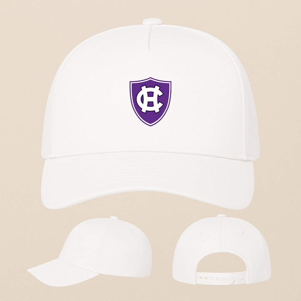 Holy Cross Crusaders Logo Five Panel Twill Snapback Cap
