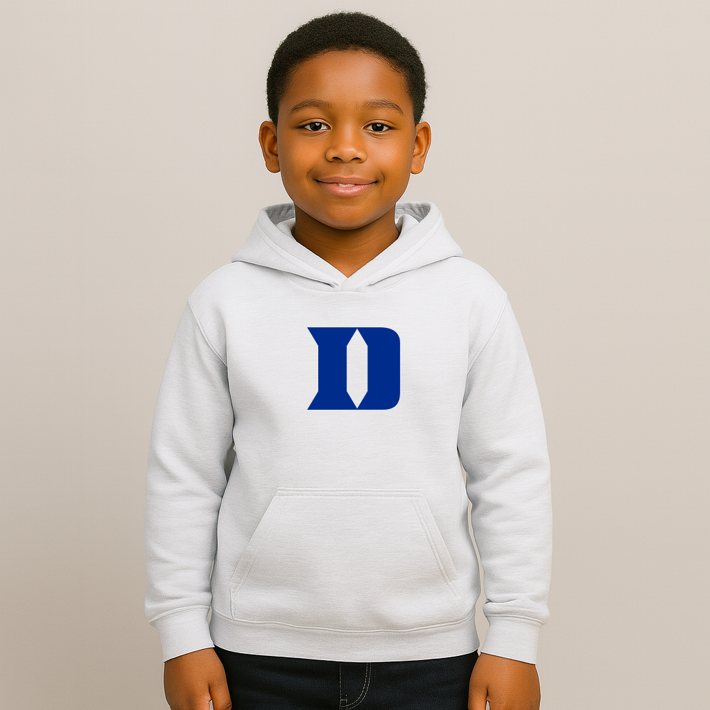 Youth Duke Blue Devils Logo Pullover Hoodie