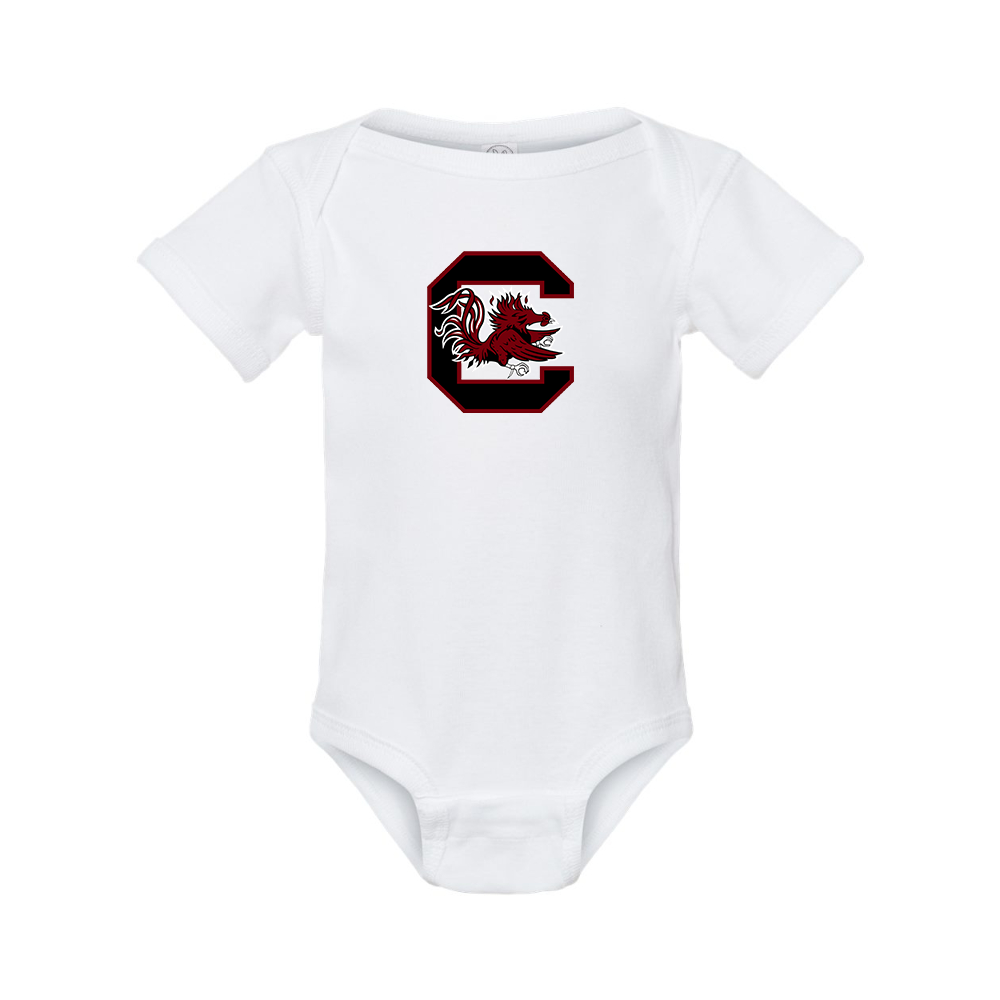 South Carolina Gamecocks Logo Rabbit Skins Infant Baby Rib Bodysuit