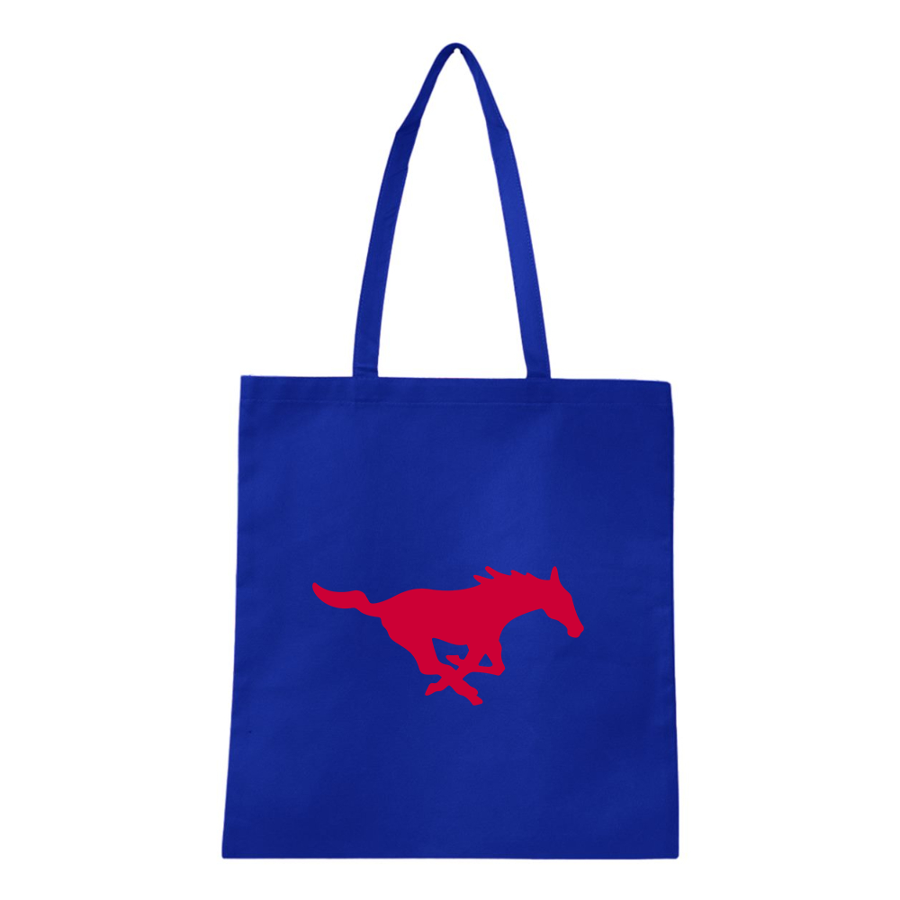SMU Mustangs Logo Q-Tees Non-Woven  Tote