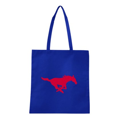 SMU Mustangs Logo Q-Tees Non-Woven  Tote