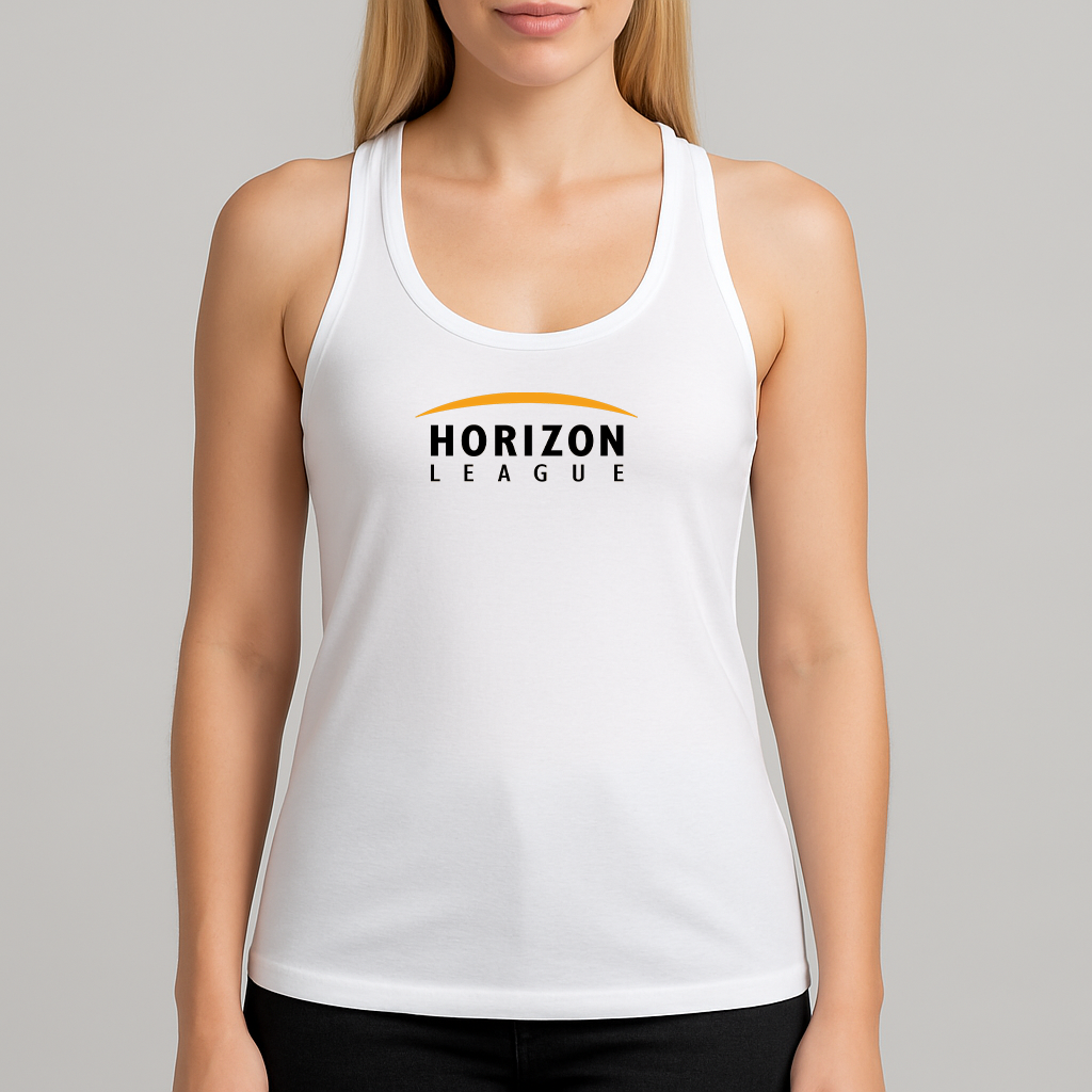 Women's Horizon League Logo Next Level Ideal Racerback Tank