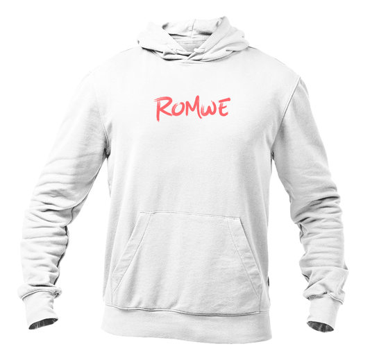 Men's Romwe Logo  Pullover Hoodie