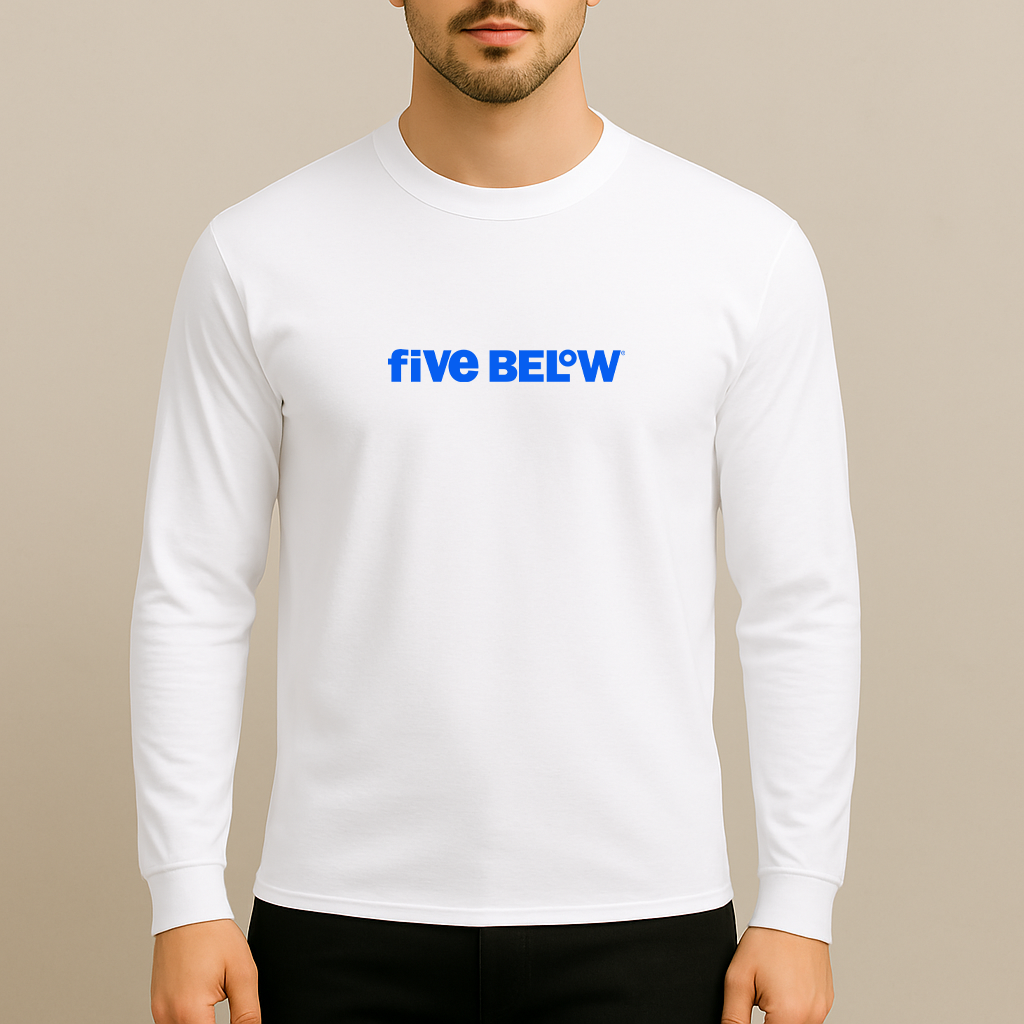 Men's Five Below Logo Long Sleeve T-Shirt