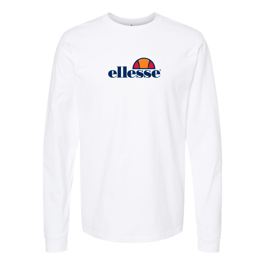 Youth Ellesse Logo Cotton Long Sleeve T-Shirt