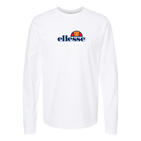 Youth Ellesse Logo Cotton Long Sleeve T-Shirt