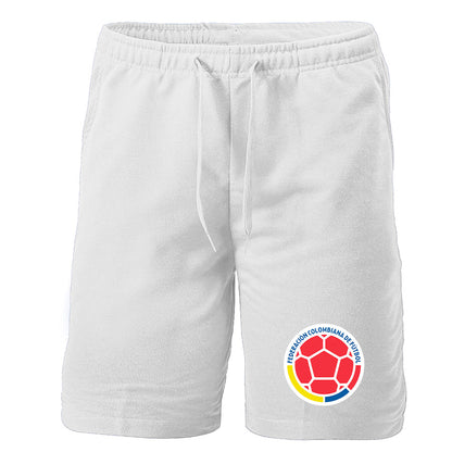 Men's Colombia National Soccer Team Athletic Fleece Shorts