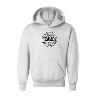 Youth Kids Denmark Soccer Pullover Hoodie