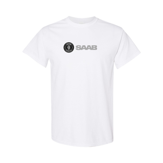 Men's Saab Logo Cotton T-Shirt