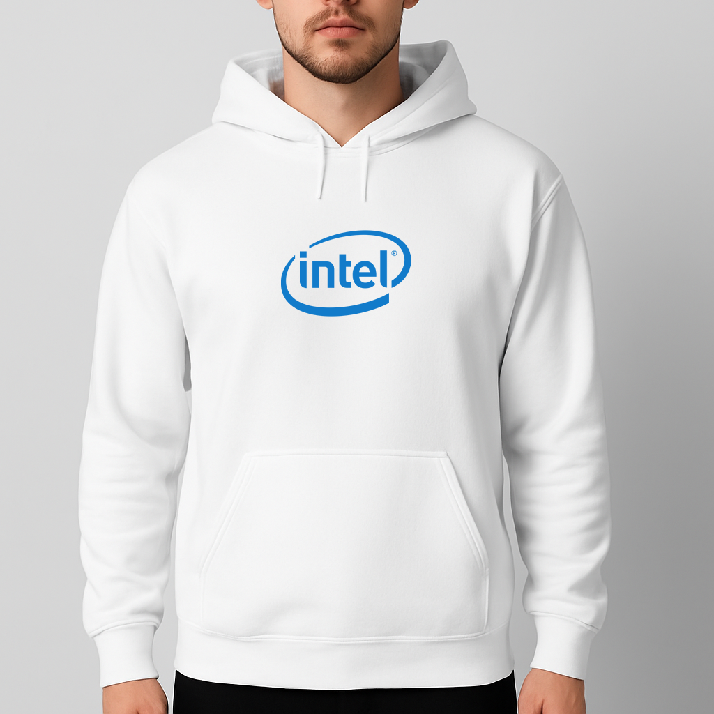 Men's Intel Logo Pullover Hoodie