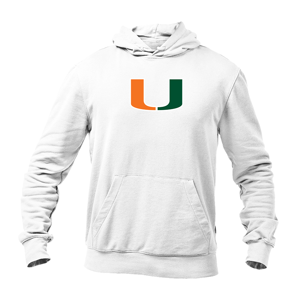 Men's Miami Hurricanes Logo Pullover Hoodie