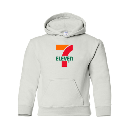 Youth 7 Eleven Logo Gildan Heavy Blend  Hooded Sweatshirt