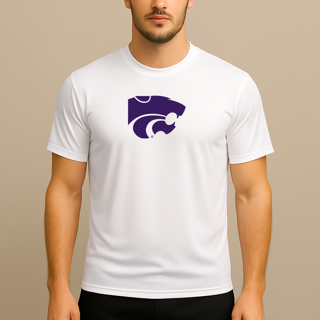 Men's Kansas State Wildcats Logo Polyester T-Shirt