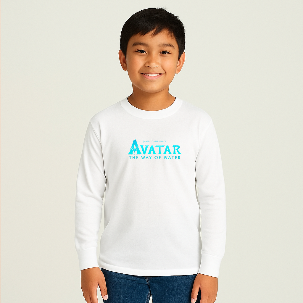 Youth Kids James Cameron Avatar The Way of Water Long Sleeve T-Shirt