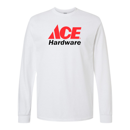 Men's ACE Hardware Logo Gildan Heavy Cotton Long Sleeve T-Shirt