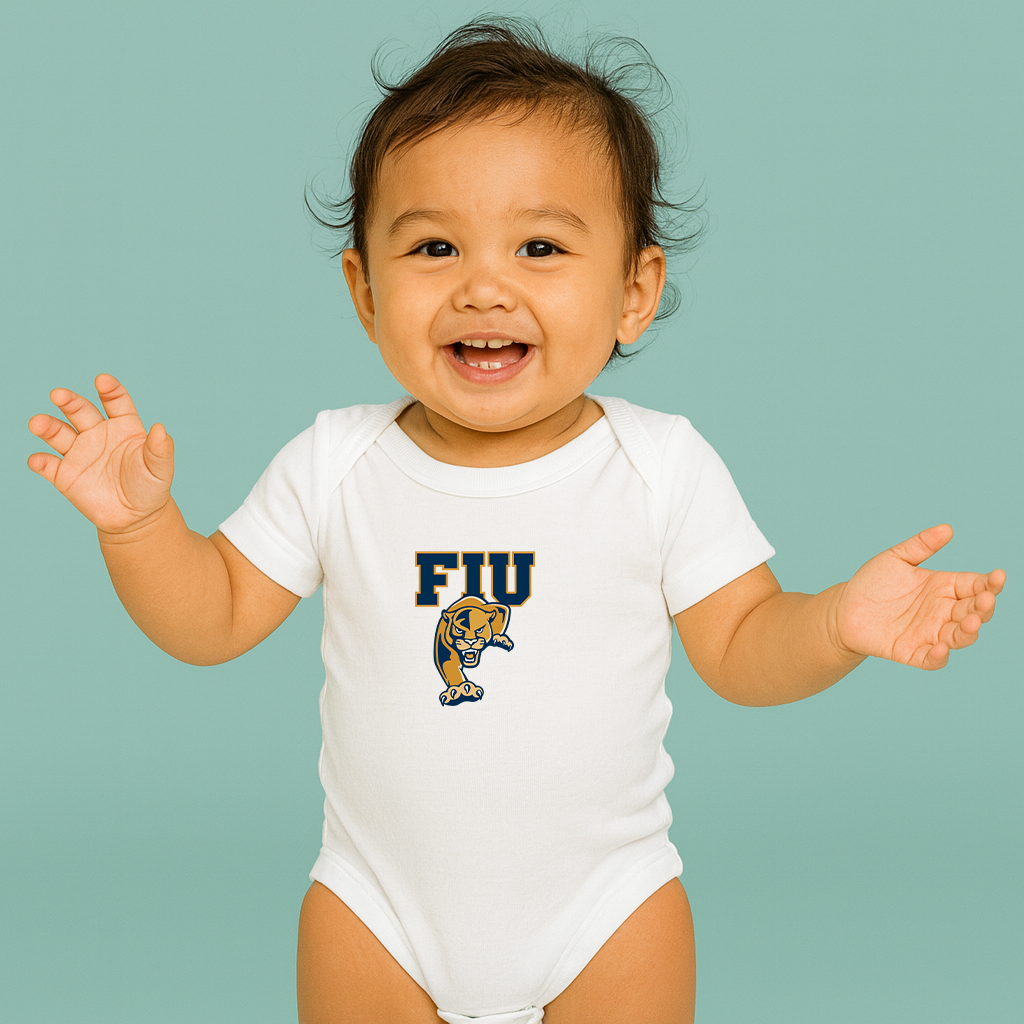 FIU Panthers Logo Baby Romper Onesie