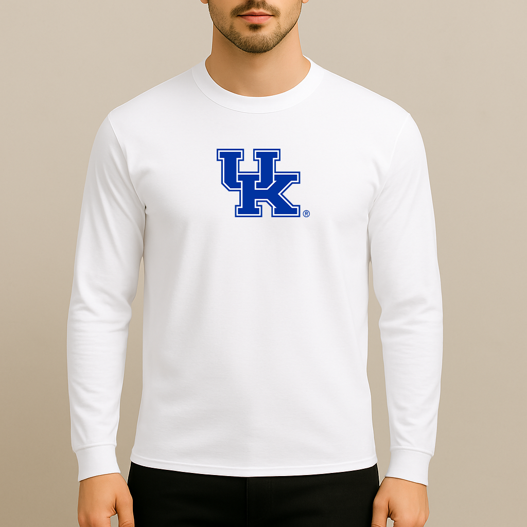 Men's Kentucky Wildcats Logo Long Sleeve T-Shirt