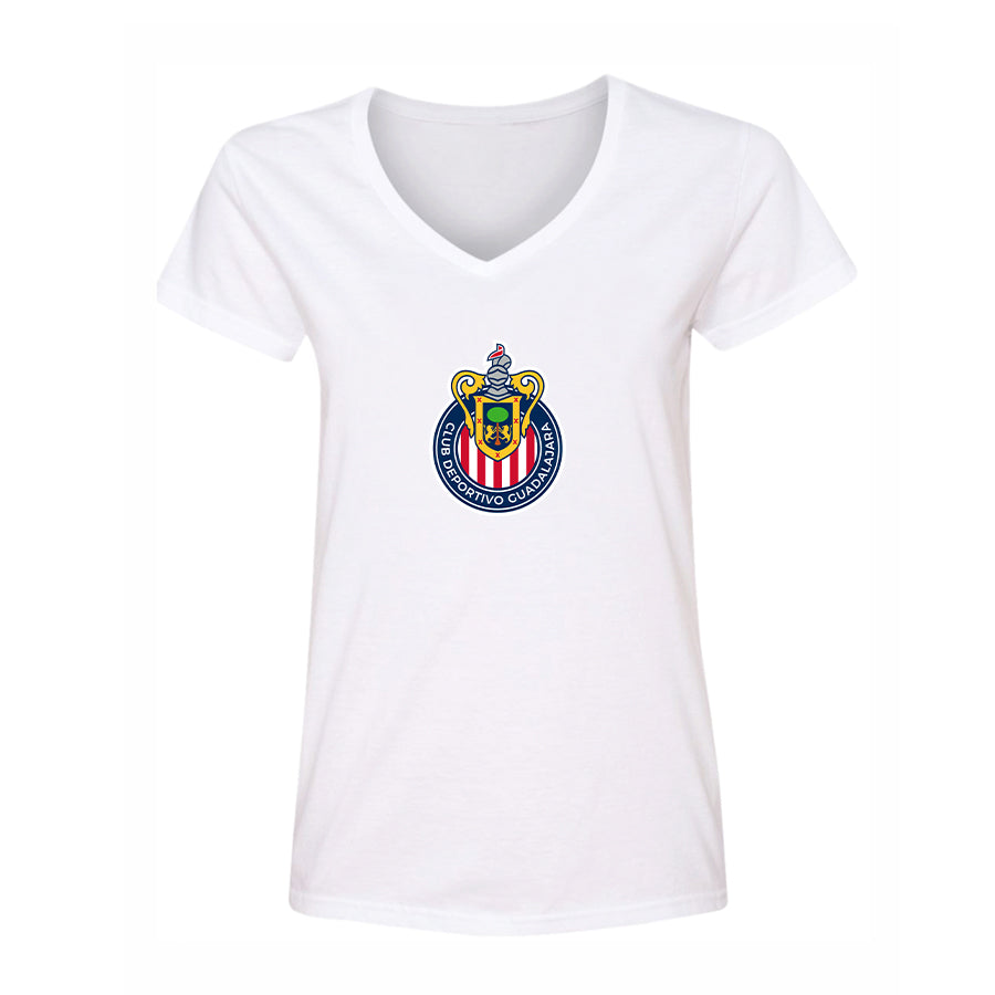 Women's Chivas Football Club V-Neck T-Shirt