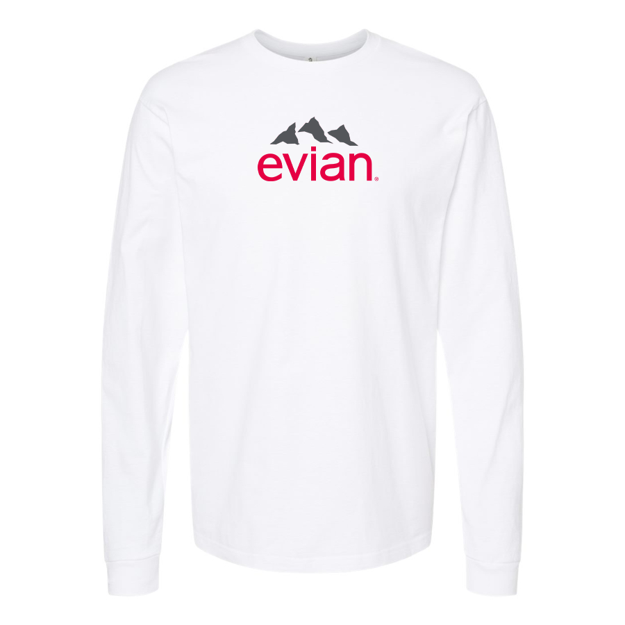 Men's Evian Logo Long Sleeve T-Shirt