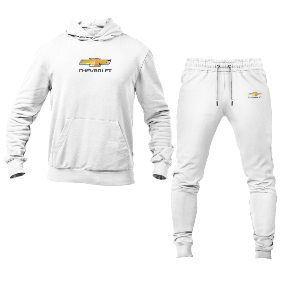 Men's Chevrolet Logo Hoodie Joggers Set