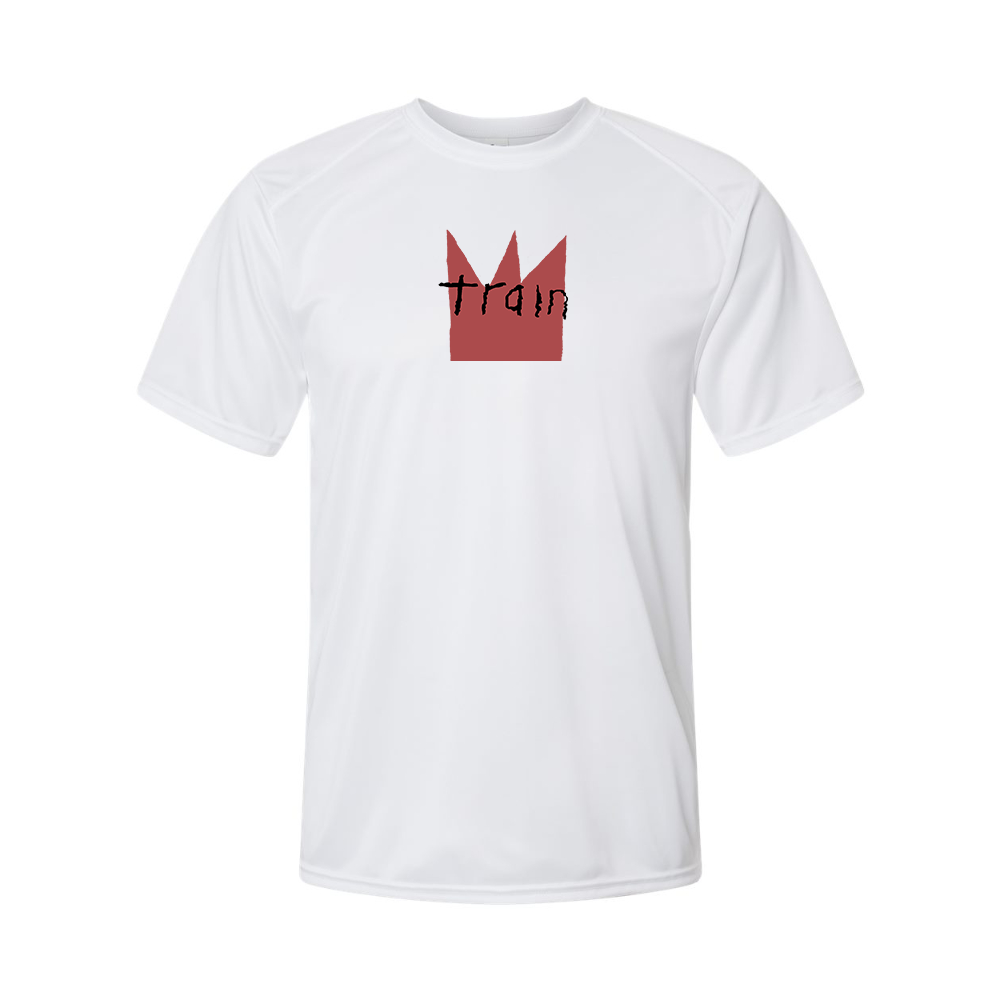 Men's Train Logo Polyester T-Shirt