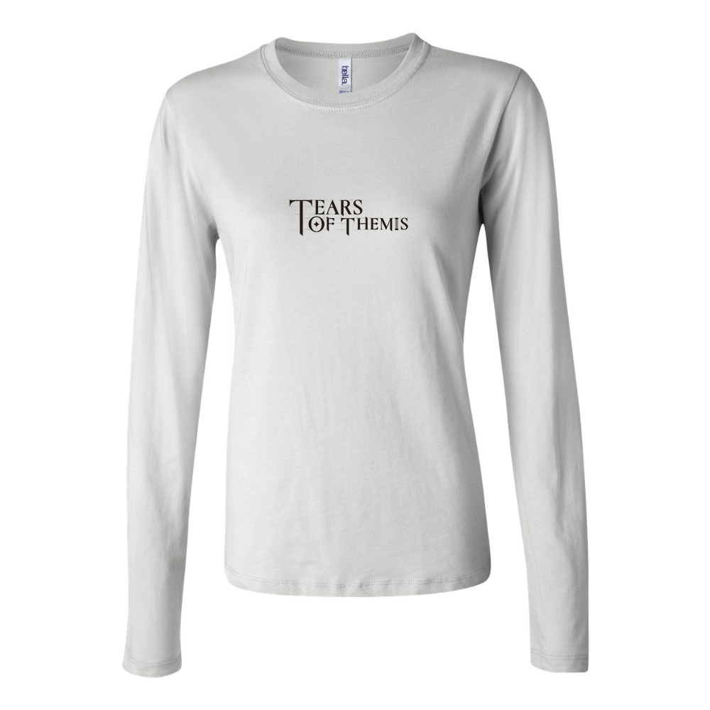 BELLA CANVAS Women’s Tear Of Themis Logo Jersey Long Sleeve Tee