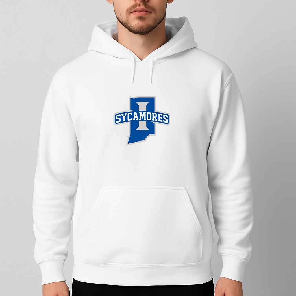 Men's Indiana State Sycamores Logo Pullover Hoodie