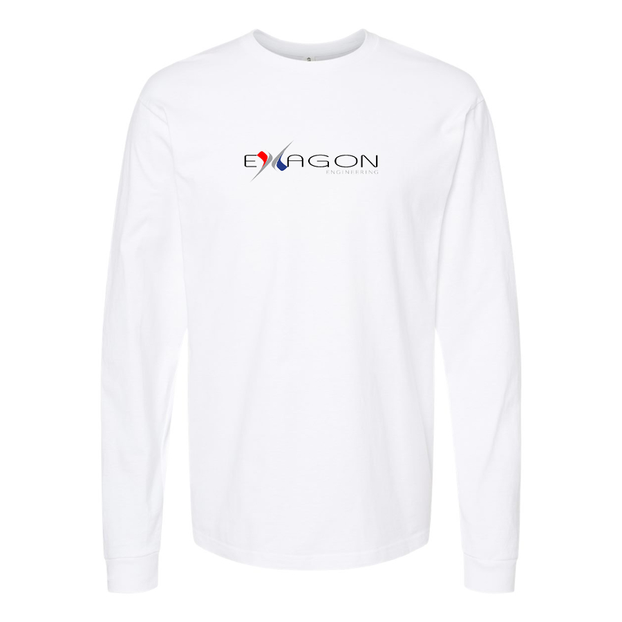 Men's Exagon Engineering Logo Long Sleeve T-Shirt