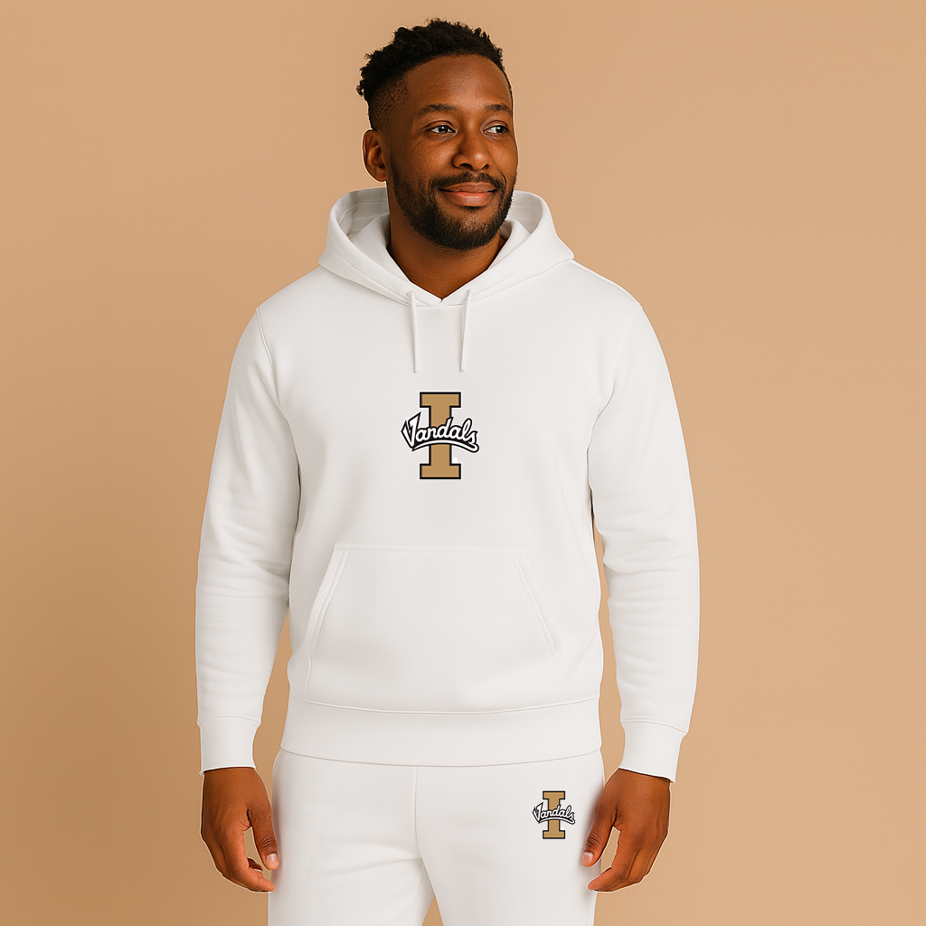 Men's Idaho Vandals Logo Hoodie Joggers Set