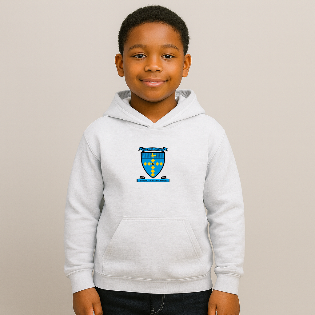 Youth Killester College Logo Pullover Hoodie
