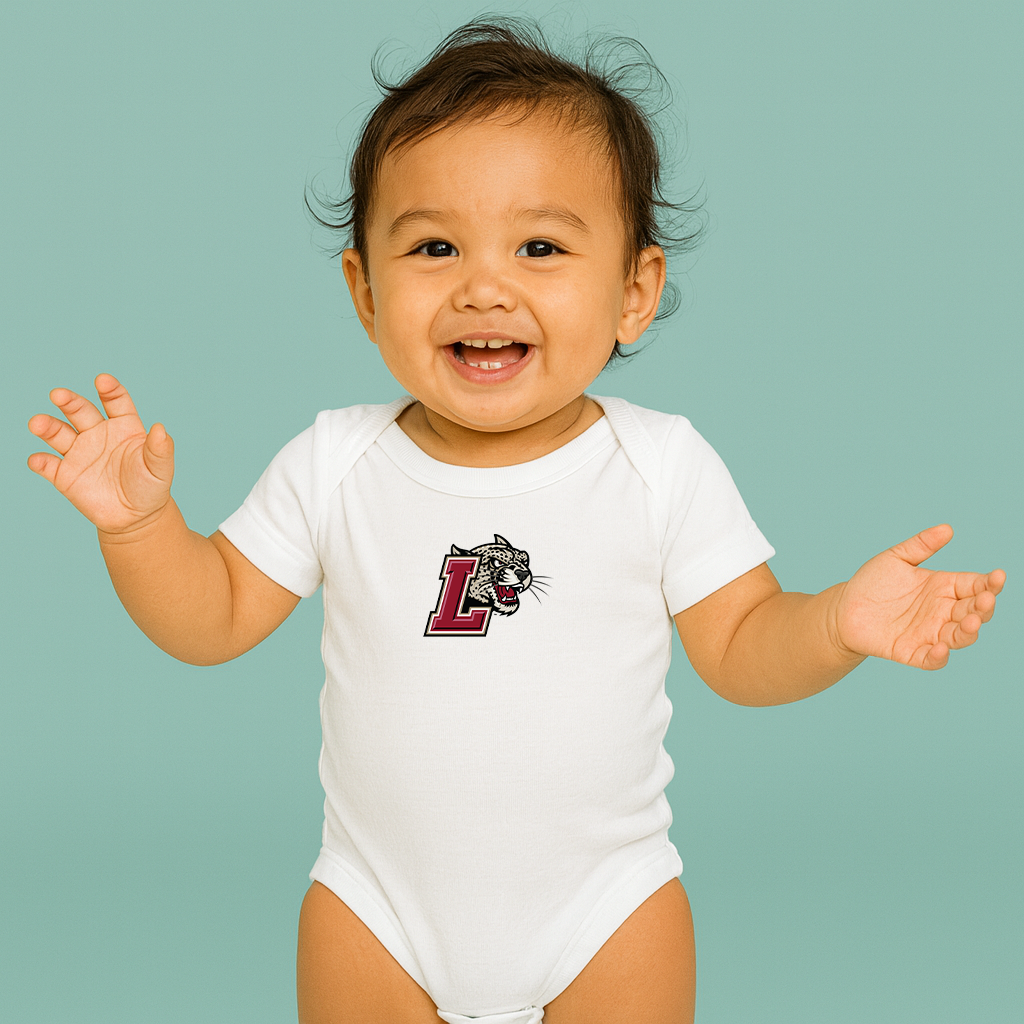 Lafayette Leopards Logo Baby Romper Onesie