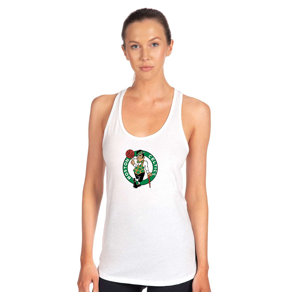 Women's Boston Celtics Logo Next Level Ideal Racerback Tank