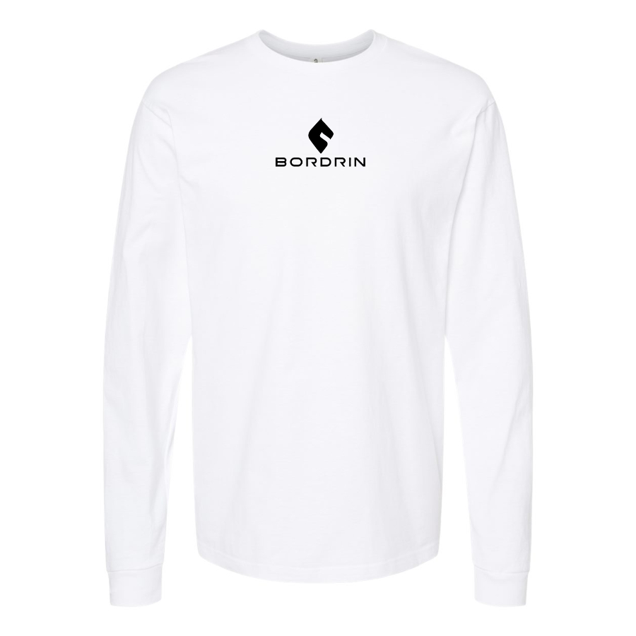 Youth Bordrin Logo Cotton Long Sleeve T-Shirt