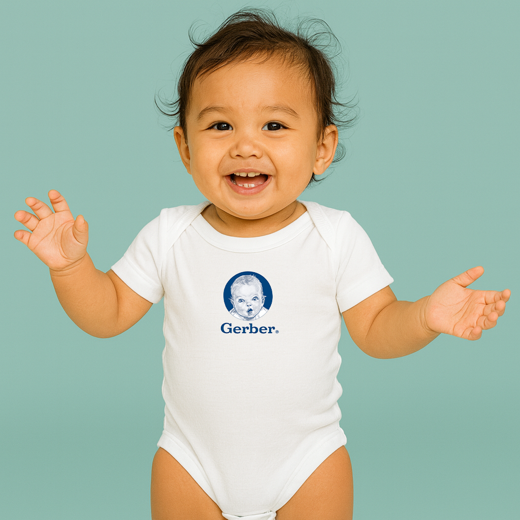 George Gerber Life Insurance Logo Baby Romper Onesie