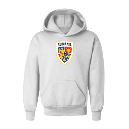 Youth Kids Romania National Soccer Team Pullover Hoodie