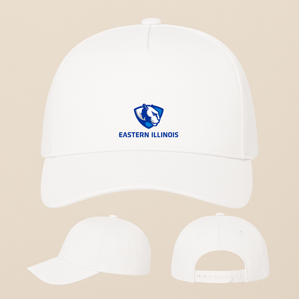 Eastern Illinois Panthers Logo Five Panel Twill Snapback Cap
