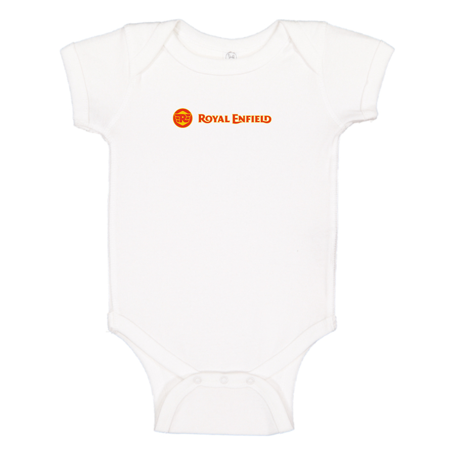 Royal Enfield Logo Baby Romper Onesie