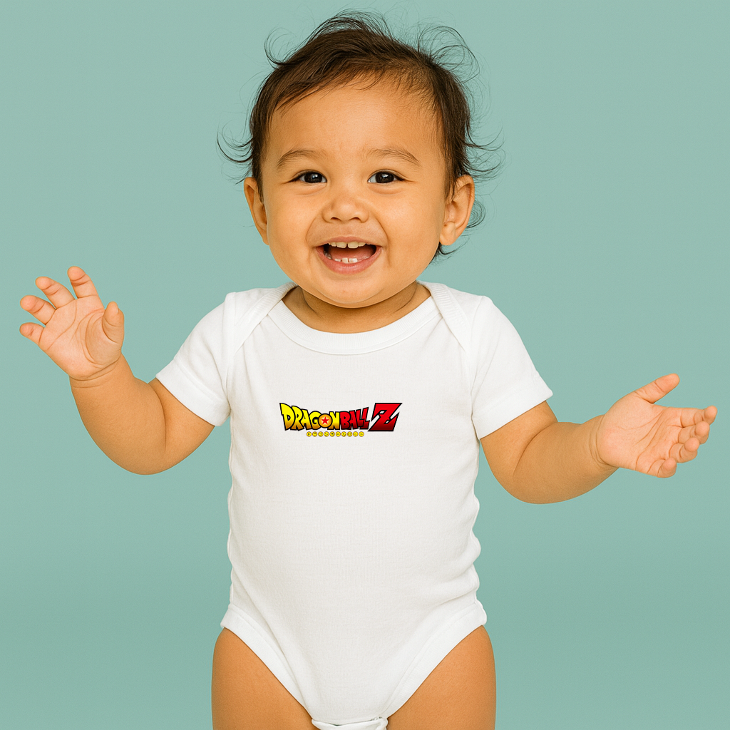 Dragon Ball Z Cartoon Title Baby Romper Onesie